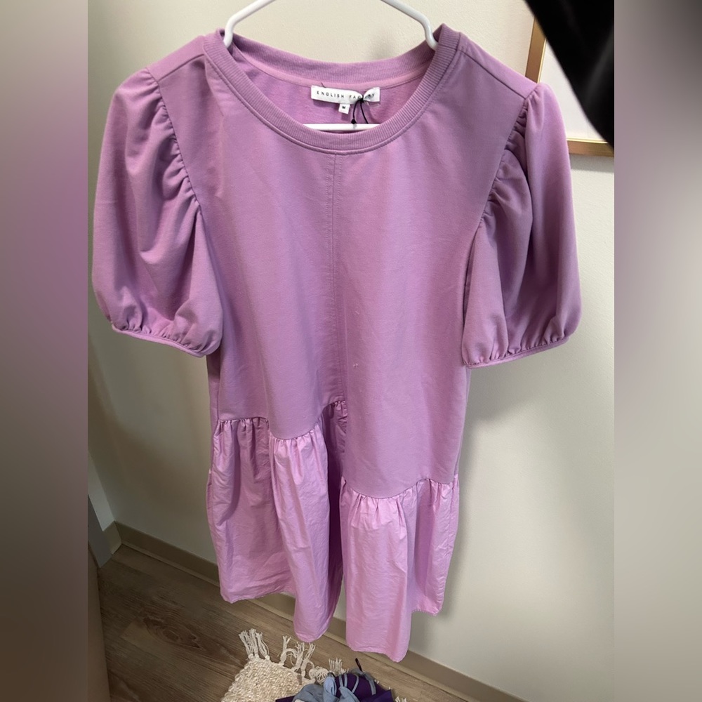 Purple English Factory Dress